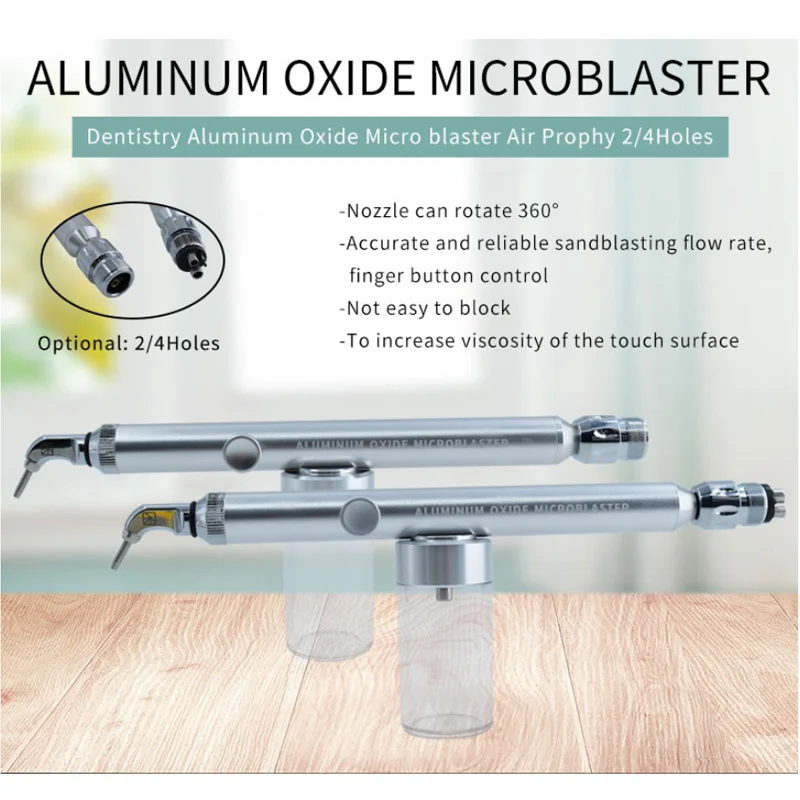 

Стоматологический ортодонтический микро-бластерный интерфейс из оксида алюминия с 2/4 отверстиями, Пескоструйный оксид алюминия, глиноземный пистолет, очиститель воздуха и истирания