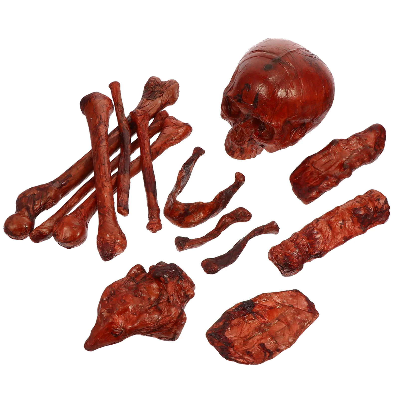 

1 set of Artificial Skeleton Ornament Resin Decor Accessory