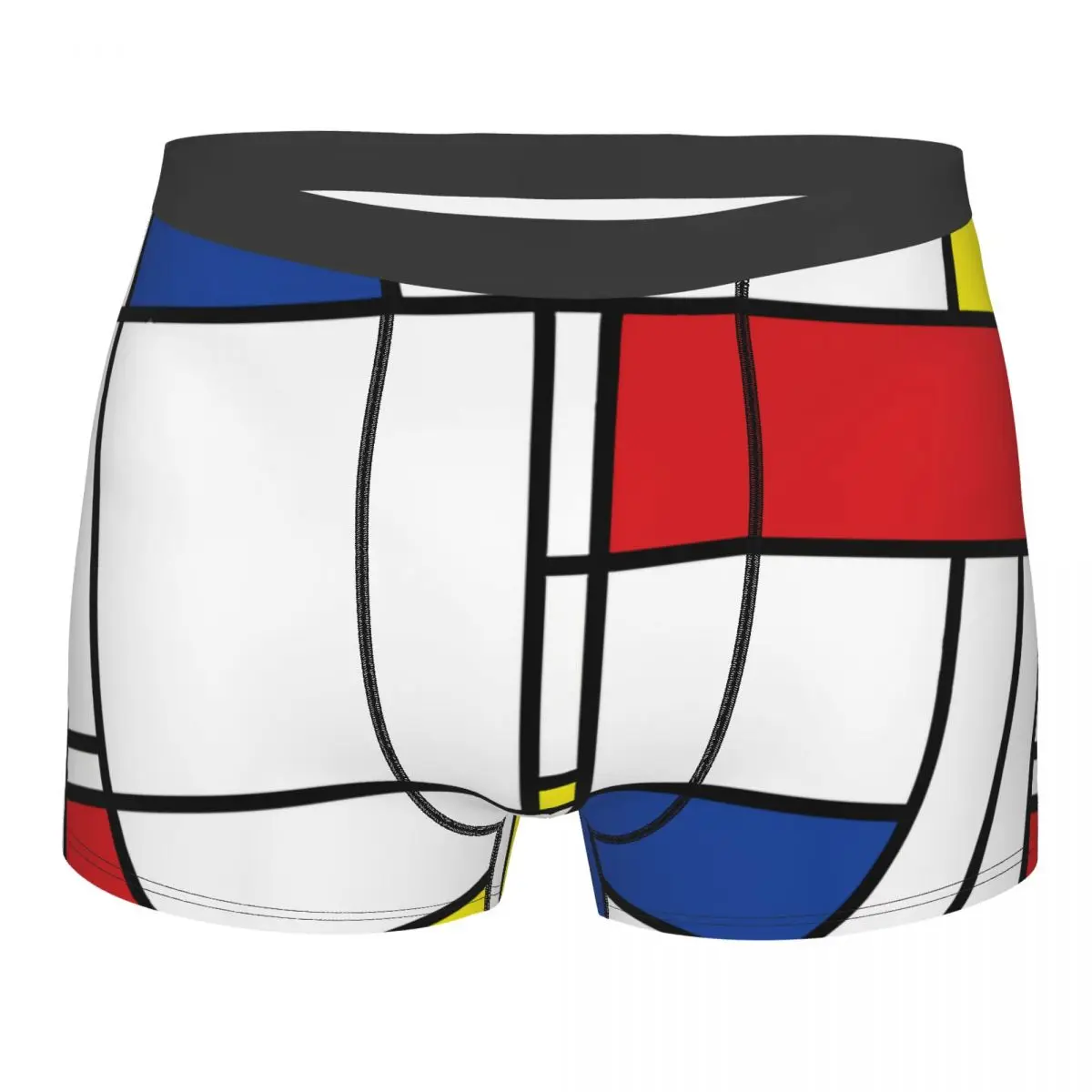 

Mondrian Minimalist De Stijl Modern Men Boxer Briefs Underwear Art Highly Breathable Top Quality Gift Idea