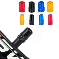 1pc bicycle valve cap aluminum alloy prestaschrader cover valve accessories protection tire mountain dust bicycle bike roa y1t5