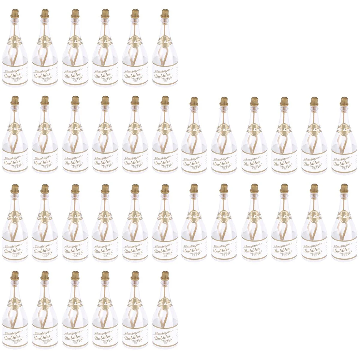 

36 Pcs Small Gift Bubble Bottle Toys Refilled Candy Kids Christmas Gifts Display