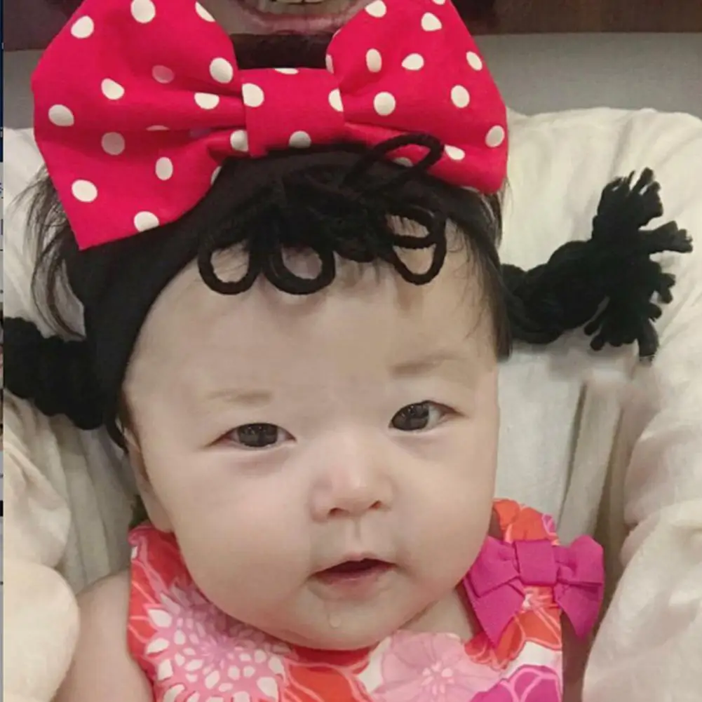 

Attractive Baby Headwear Comfortable Baby Headband Lovely Baby Girl Princess Wig Headband Hair Accessories Decorative