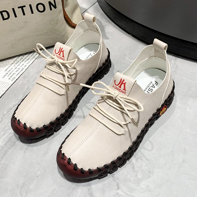 

Женские однотонные кроссовки, Вулканизированная подошва, круглый носок, Повседневная Уличная обувь, лето 2023