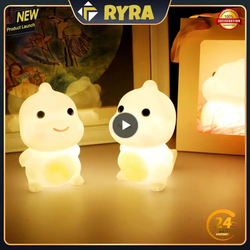 

Bedroom Practical Ornaments Night Light Small Dinosaur Home Furnishing Vinyl Cartoon Gifts Led Illumination Child Lighting
