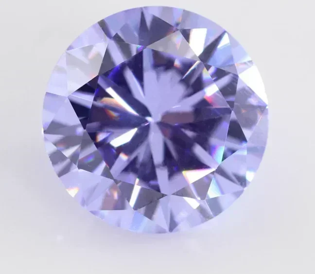 U29-U56 круглый синий искусственный циркон Свободный Камень заостренный чешский