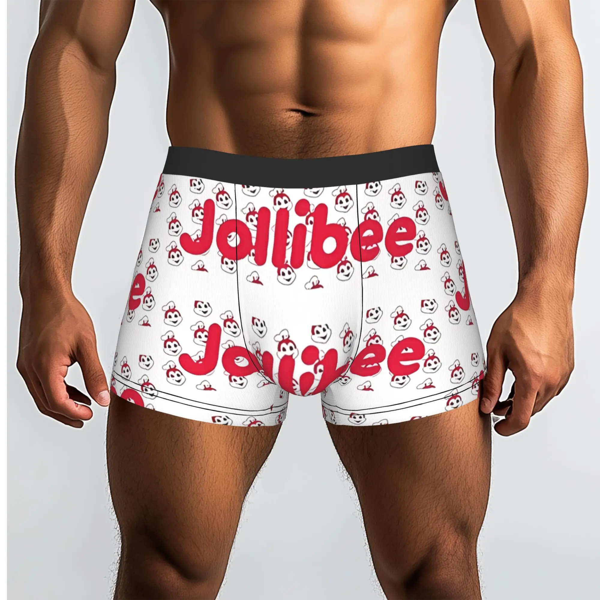 Фото Трусы-боксеры Jollibee Box Logo Bee BOGO J-Jollibee, дышащие, вентилируемые, мужские, шорты-боксеры №1