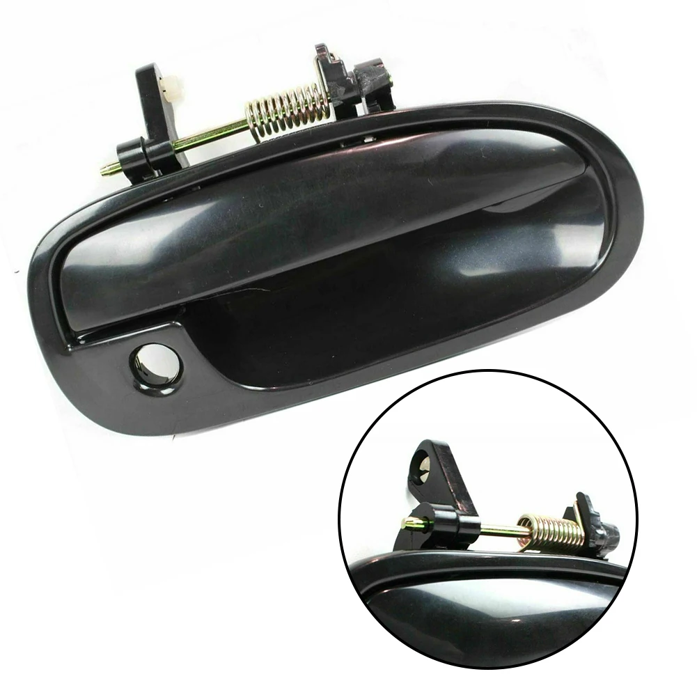 

Car Door Handle Door Handle Front Primed Plastic Remote Lock For Honda Civic 96-2000 Front Right Side With Key Hole 2Pcs Black