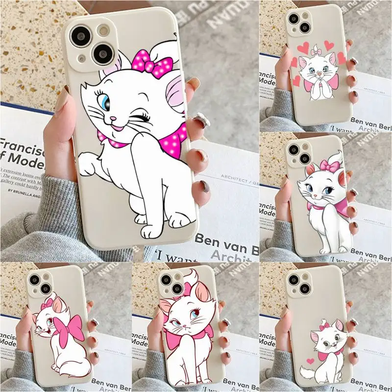 

Disney Marie Cat Phone Case For Iphone 7 8 Plus X Xr Xs 11 12 13 Se2020 Mini Mobile Iphones 14 Pro Max Case