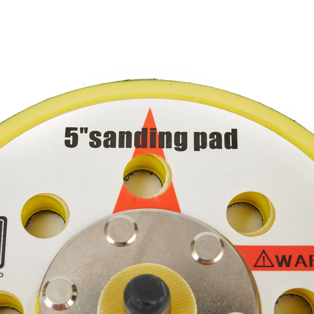 

1* Backing Pad 125mm 5in 5inch/125mm Diameter 8holes Hook & Loop Polisher Sanding Disc Sponge Hot Nice Pratical