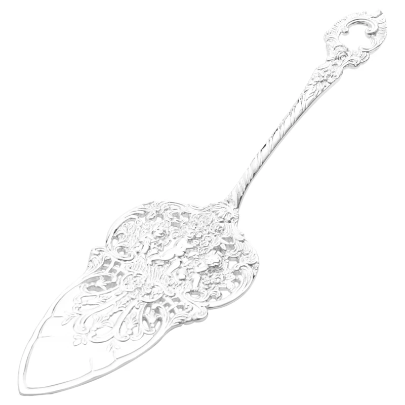 

Серебряный свадебный торт, подающий набор, маленький торт нож-Лопатка, барокко, искусственная лопатка, сервер, ресторан, серебряная посуда