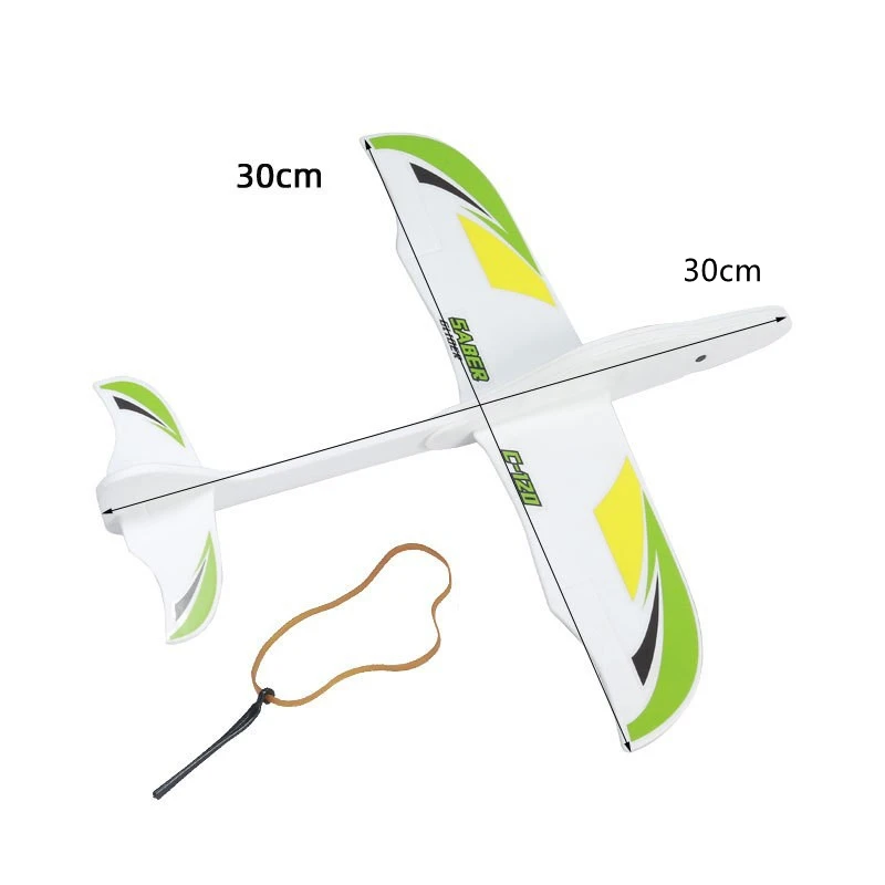 Пенопластовый самолет GSF синего цвета