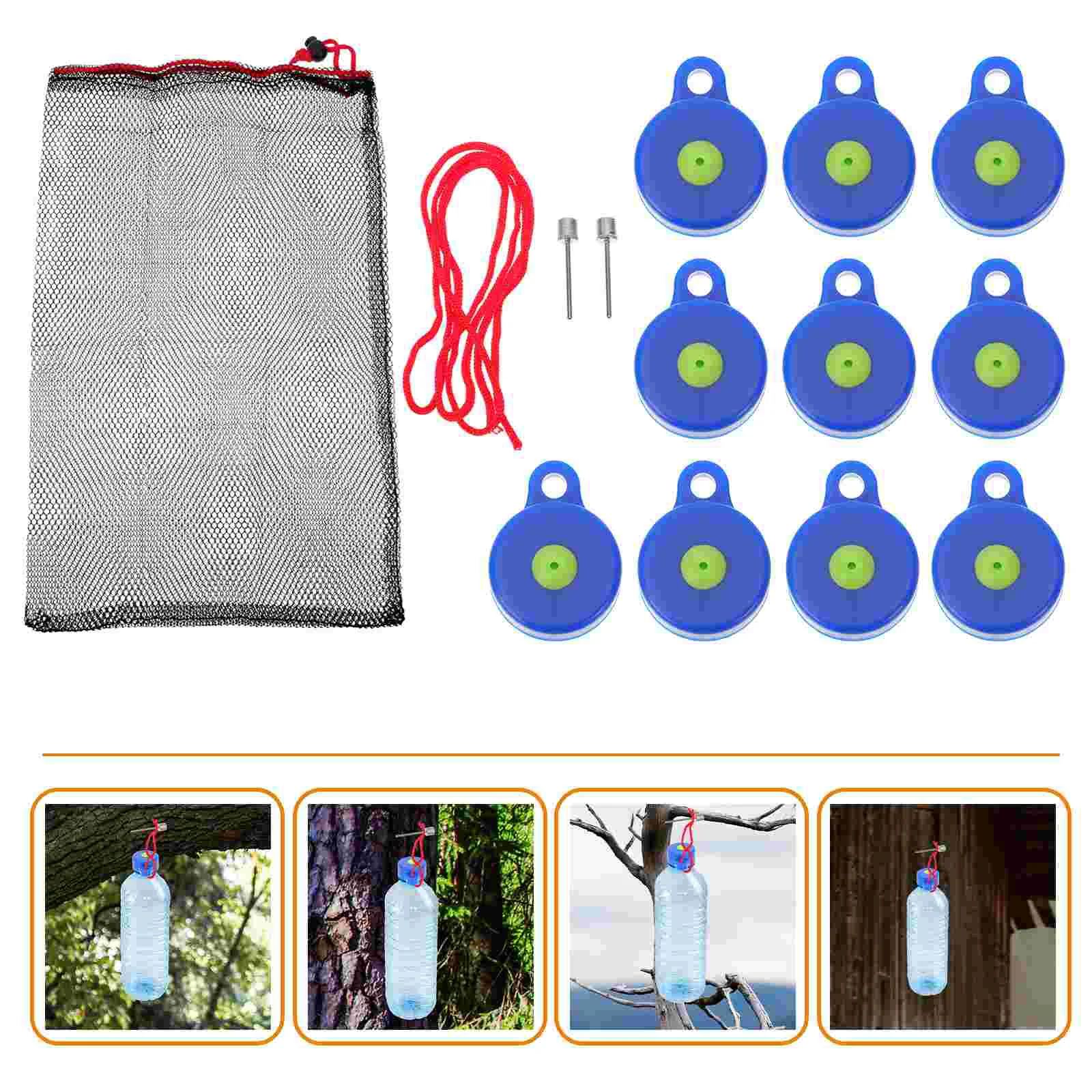 

10Pcs Bottle Target Caps Resuable Big Blast Target Caps Shoot Exercise Target