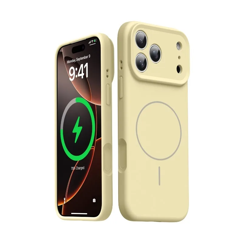 Фото Оригинальный чехол из жидкого силикона для iPhone 17, 16, 15, 14, 13 Pro Max, 17 Pro, 16 Pro, 17 Air с поддержкой MagSafe, мягкий защитный Чехлы, чехол для iphone 17 pro max, чехол iphone 15 pro №1