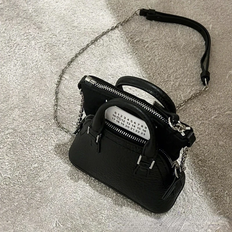 

Maison Margiela 5AC Handbags Women's Fashion Classic Leather Metal Chain Shoulder Bags Digital Tote Cross Body Bags Mine Casual