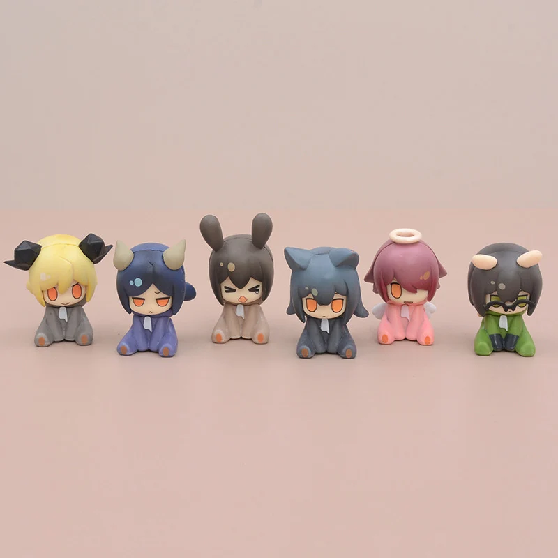 

6 шт./набор, ПВХ Фигурки рыцарей, 5,5 см