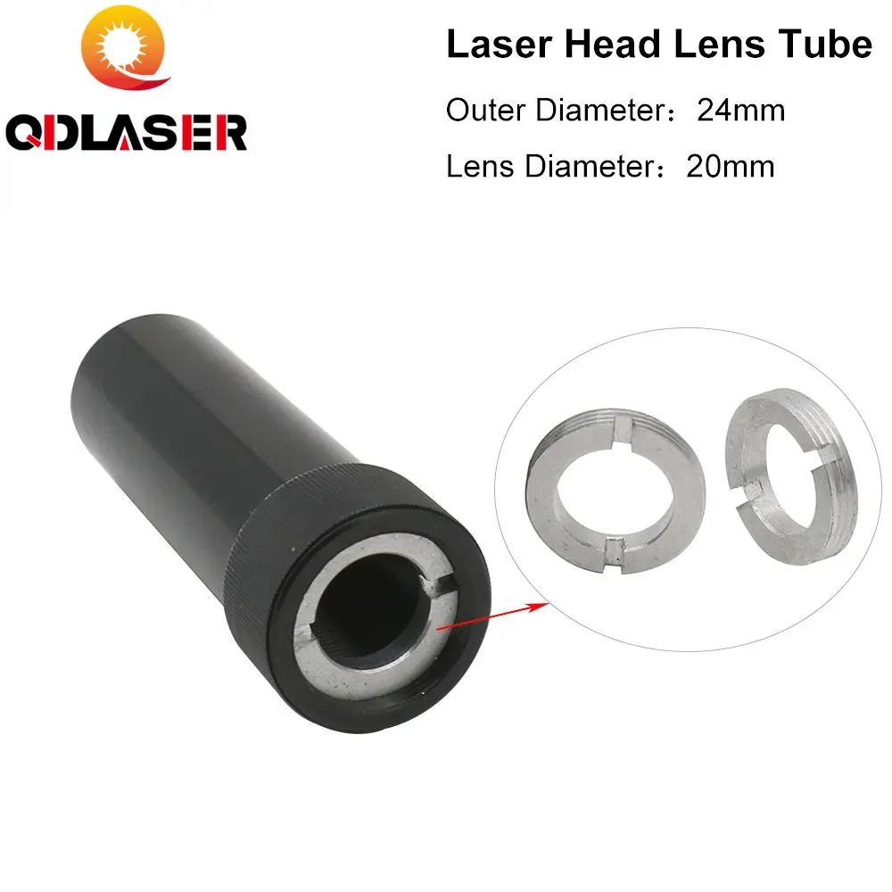 

QDLASER C Series CO2 внешний диаметр линзы 24 мм для линз диаметром 20 мм для CO2 лазерной резки