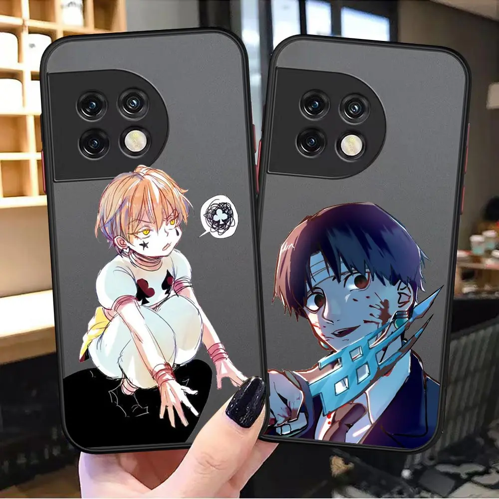 

Anime Hunter x Hunters Cartoon Matte For OnePlus 10 Case For OnePlus 10 9 8T 8 7T 7 6T 6 5T 5 Nord N100 N10 CE2 CE 2 Black Cover