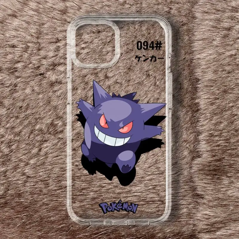 G-Gengars Anime Phone Case For Samsung GalaxyS20 S21 S30 FE Lite Plus A21 A51S Note20 Transparent Shell