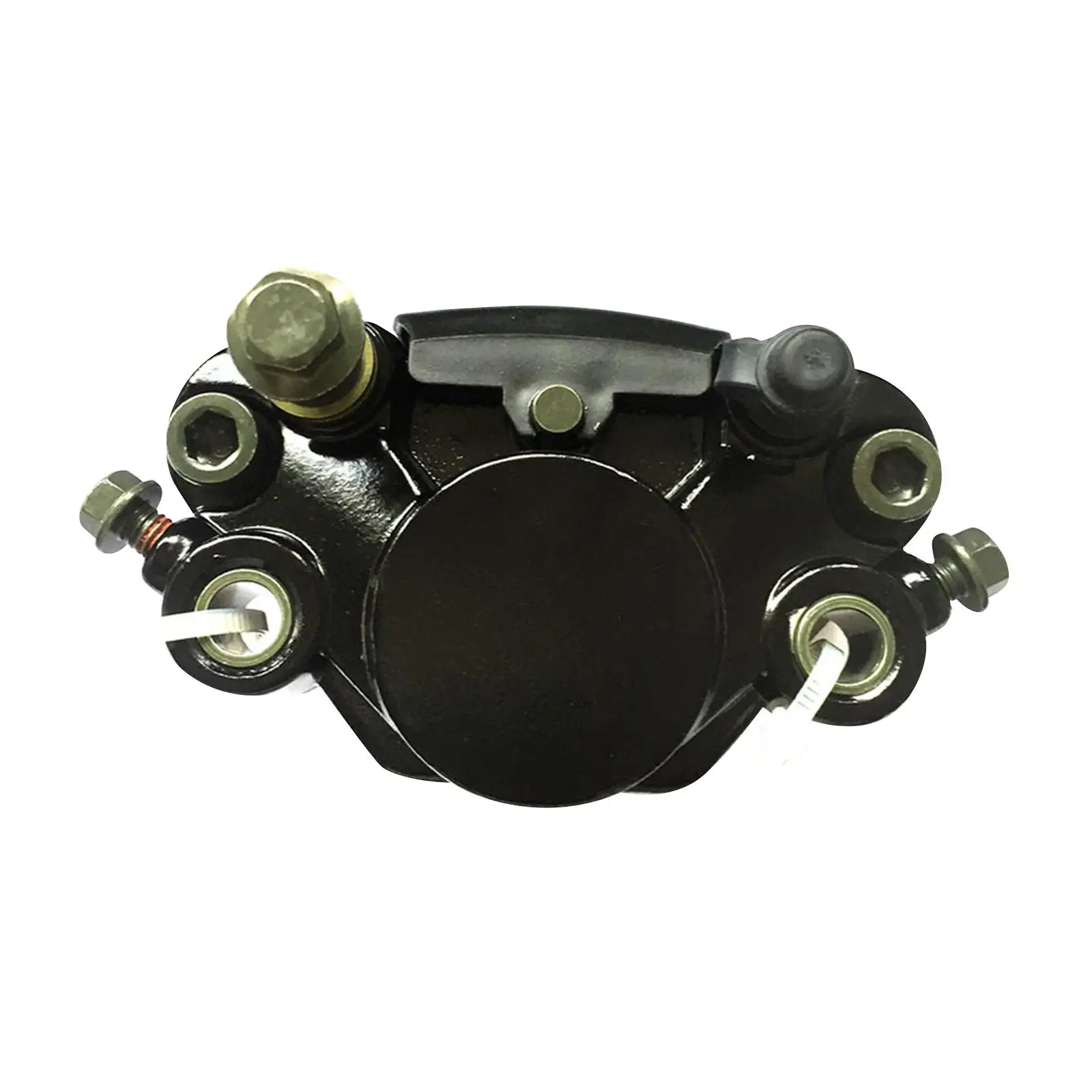 

Motorcycle Hydraulic Front Rear Brake Caliper ,Black Durable Replaces Master Cylinder Brake Pad System