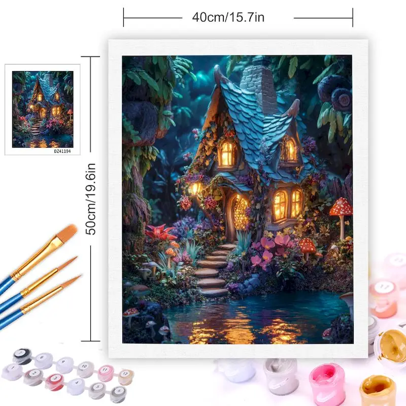 Картина по номерам на холсте 40x50 см