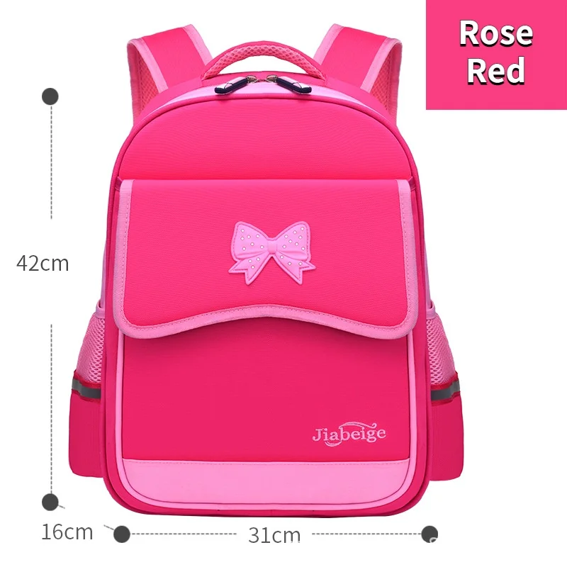 British Style Girl Primary School Student Bow Sweet Backpacks 2022 New Grade 1-6 Children Large Capacity Fashion Schoolbags Hot