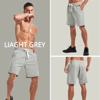 heavywood mens cotton gym shorts running jogger outdoor training sweatshorts man loose breathable lounge home sleep short pants