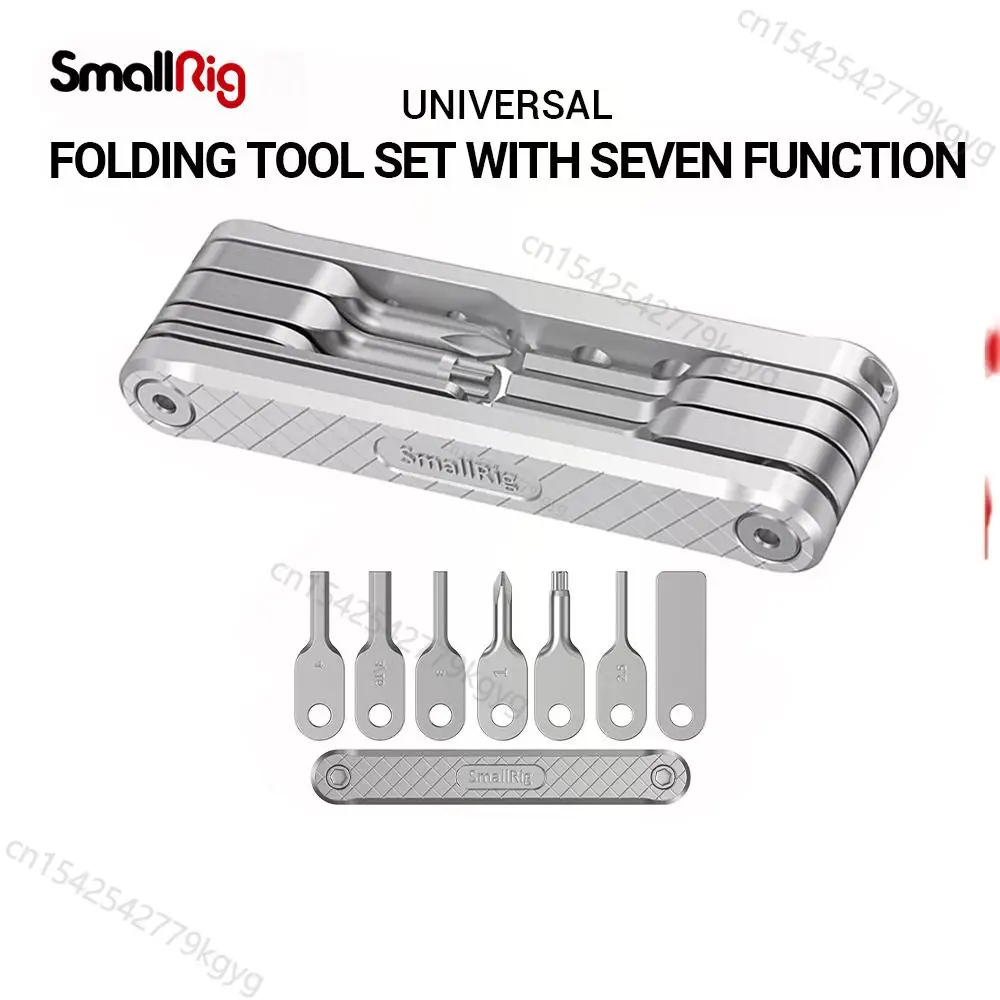 

SmallRig Universal DSLR Camera Rig Folding Tool Set with Screwdrivers and Wrenches with Seven Functional Tools Accessories 2213