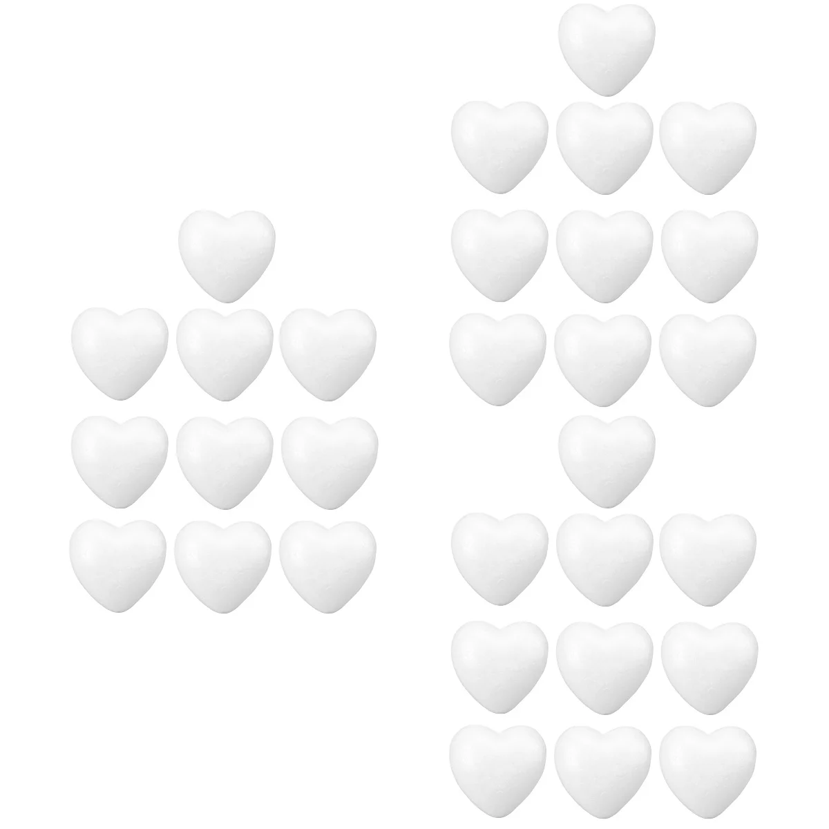 

3x Balls Heart Shaped Diy Balls Hearts for Valentines Day Heart Shaped Shapes