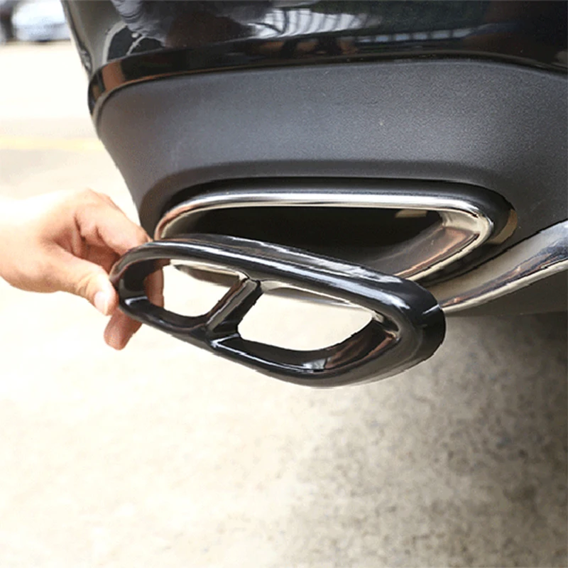 

1 пара, автомобильные накладки из нержавеющей стали для Mercedes Benz A B C E Class W176 W246 W205 W213 GLC GLE GLS 15-19