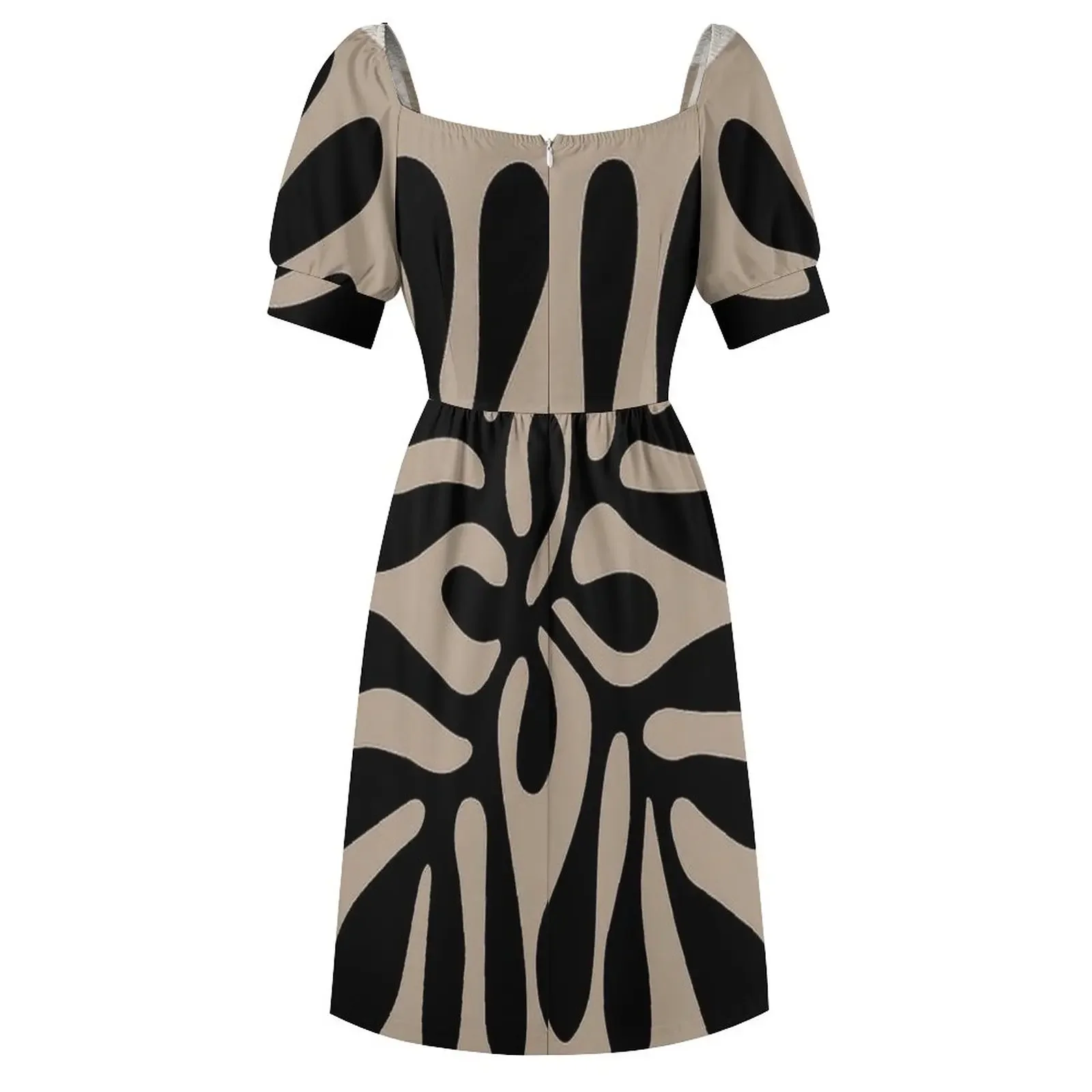 MATISSE: Papiers Decoupes Aix En Прованс рекламное платье с короткими рукавами и