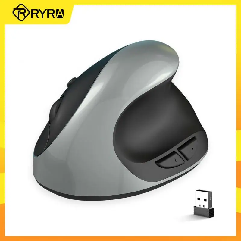 

RYRA 2.4GHz Ergonomic Vertical Mouse Wireless 2400DPI Computer Gamer Mause For Laptop PC Desktop Optical Wrist Healthy Mice