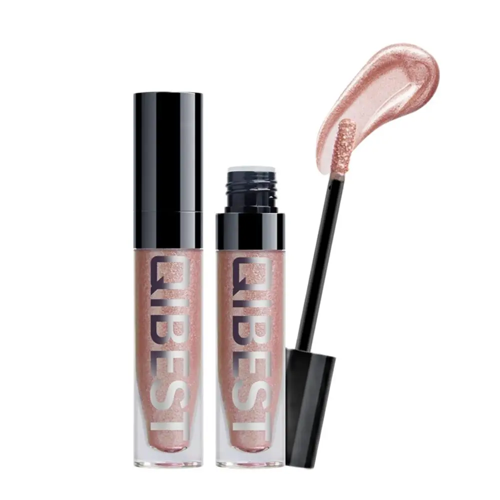 

QIBEST Brand Make up Glitter Eyeshadow maquillaje profesional Liquid Eye shadow Matte shimmer shine Eyes Cosmetic beauty