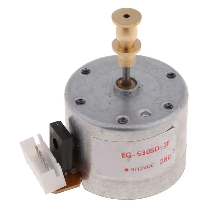 

Y1UB EG530SD-3F DC5-12V 3-Speed 33/45/78 RPM Adjustable Metal Turntables Motor Copper Sleeve Motor for Turntable Record Player