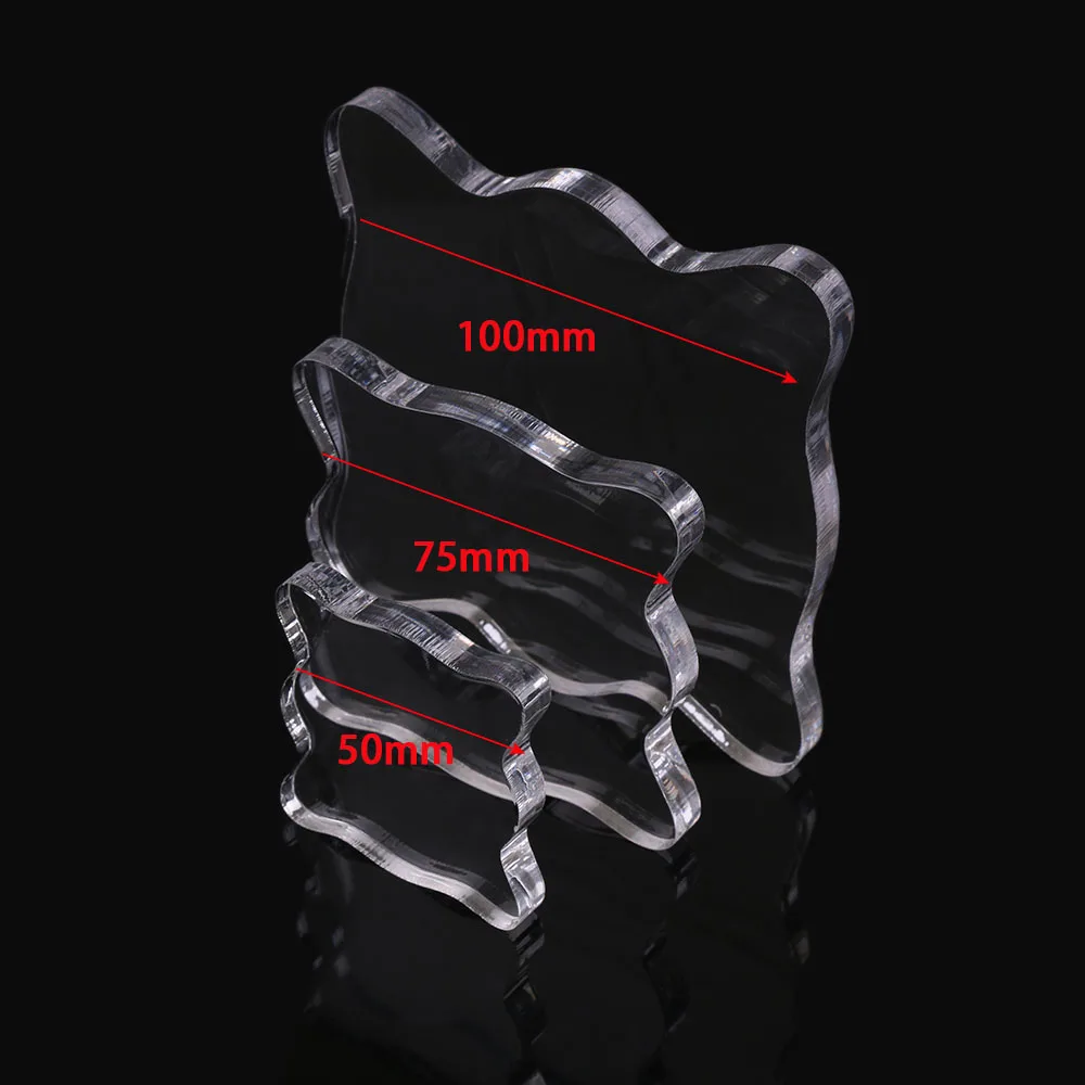 

2022 New Clear Stamps Acrylic Block Pad For Transparent Stamp Acrylic Pad DIY Handmade Scrapbooking Decoration Tools