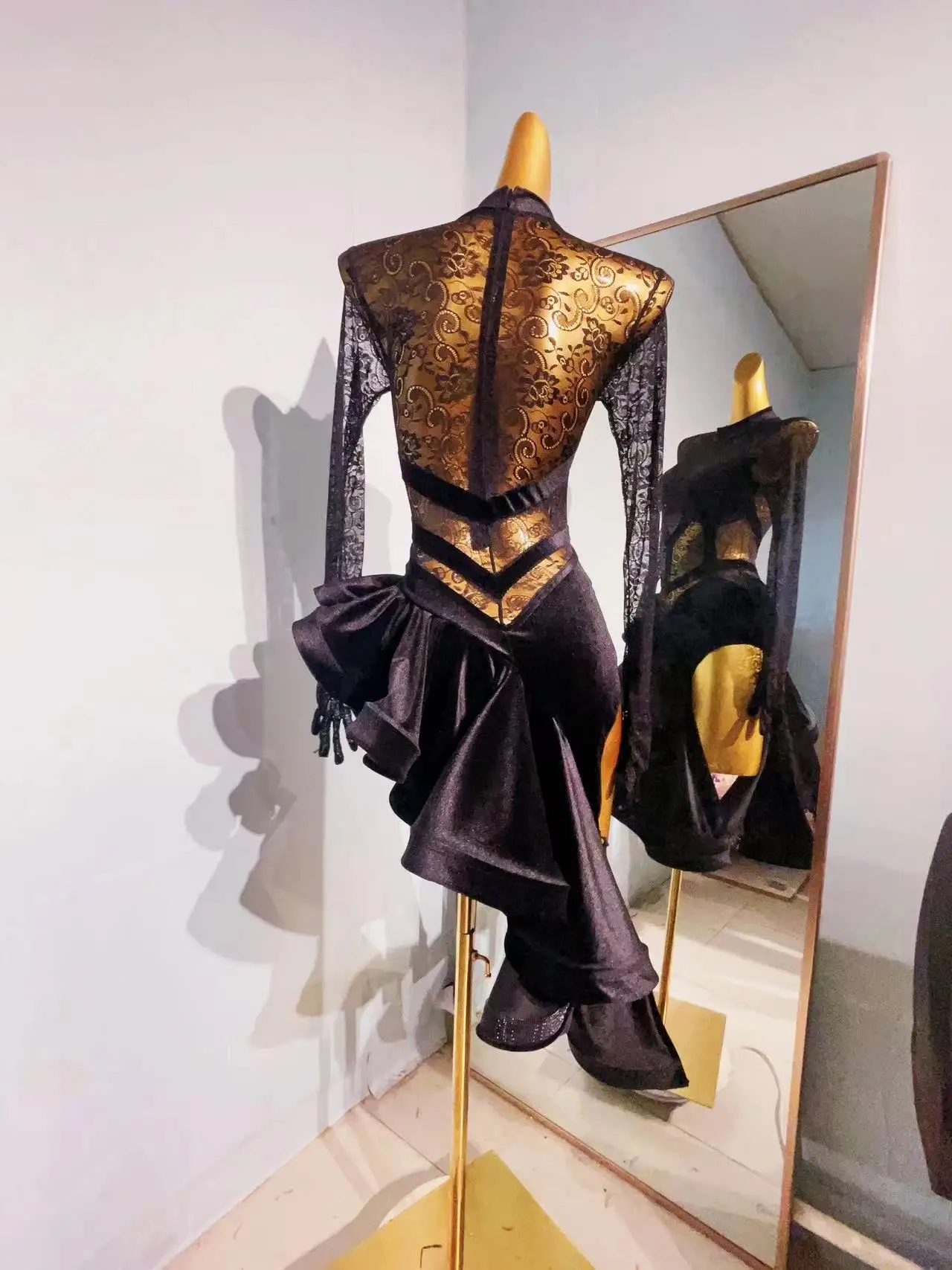 Новинка платье для латиноамериканских танцев высококачественное сексуальное