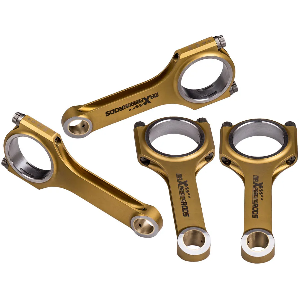

maXpeedingrods Titanizing 4340 H Beam Connecting Rods For Ford EcoBoost 2.0T Engine Conrod