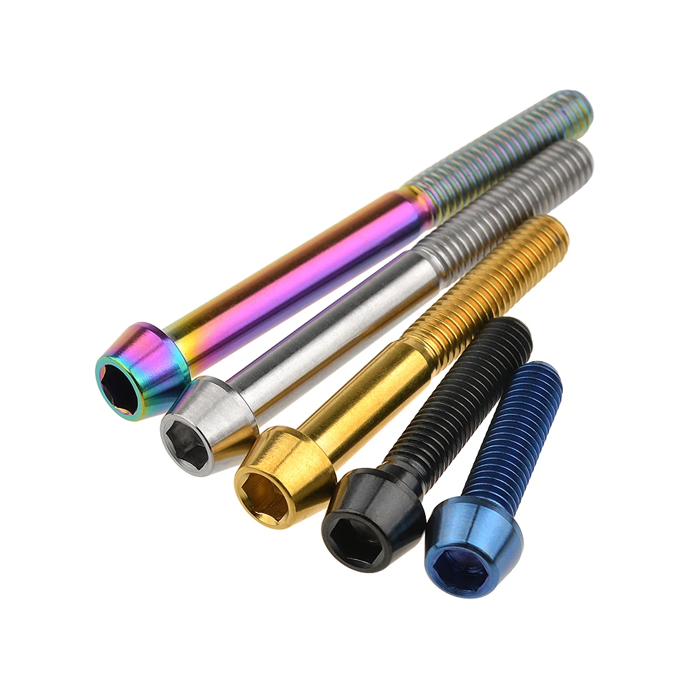 Xingxi 5 шт. M5x 9 16 18 20 25 30 35 40 45 50 55 60 мм шестигранный ключ коническая головка болт винт