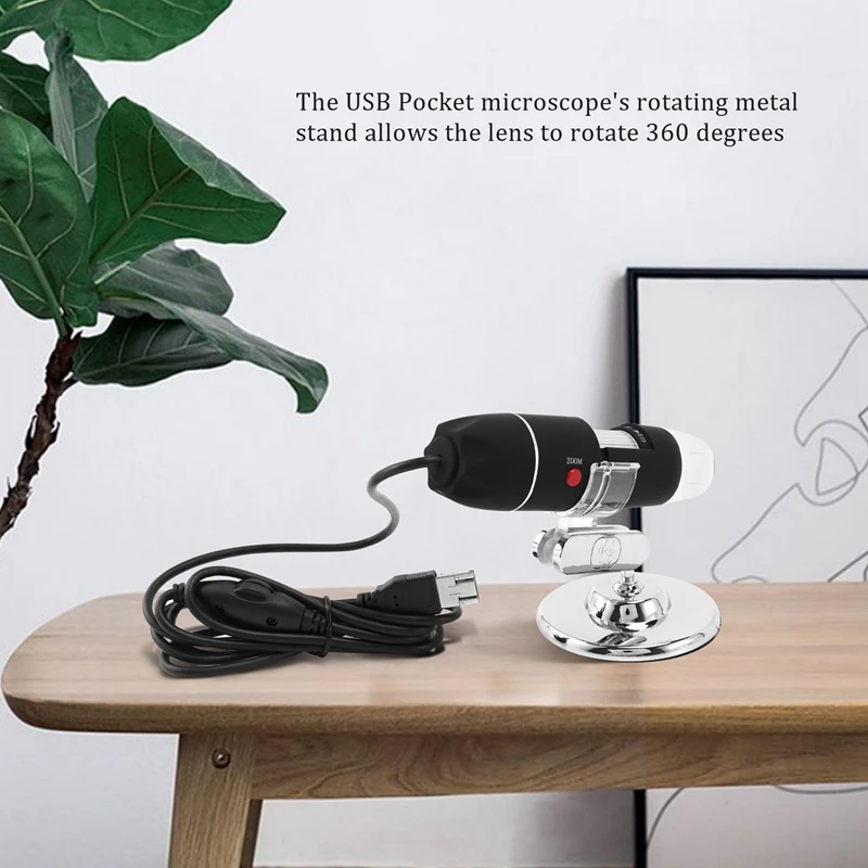 USB цифровой микроскоп 40X-1000X ручной камера для студентов инженеров биологические