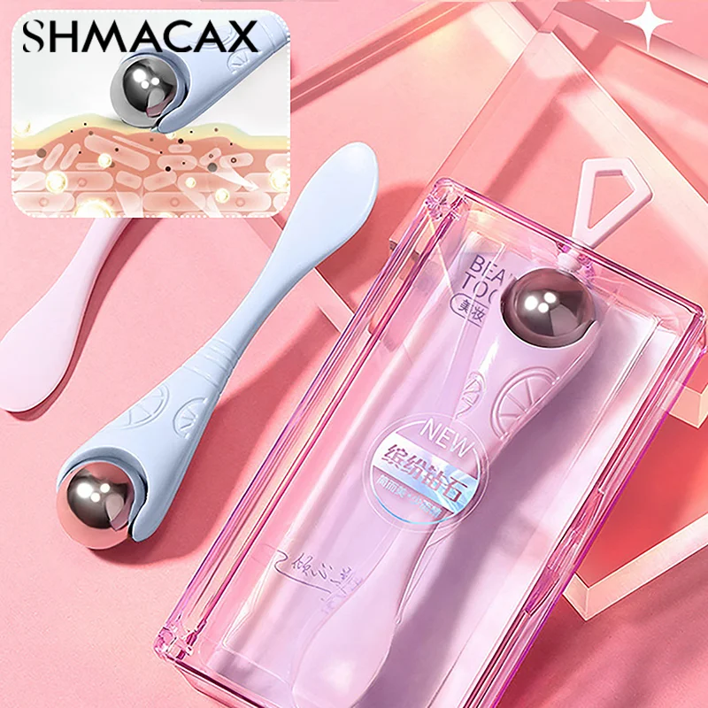 Роликовая палочка для массажа глаз с двойной головкой двойного использования