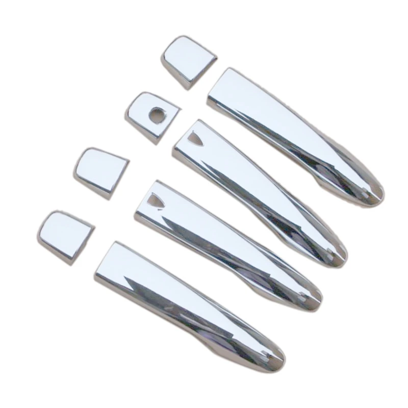 Наклейка на крышку дверной ручки стильный дизайн для Renault Kadjar 2015 - 2018 Chrome