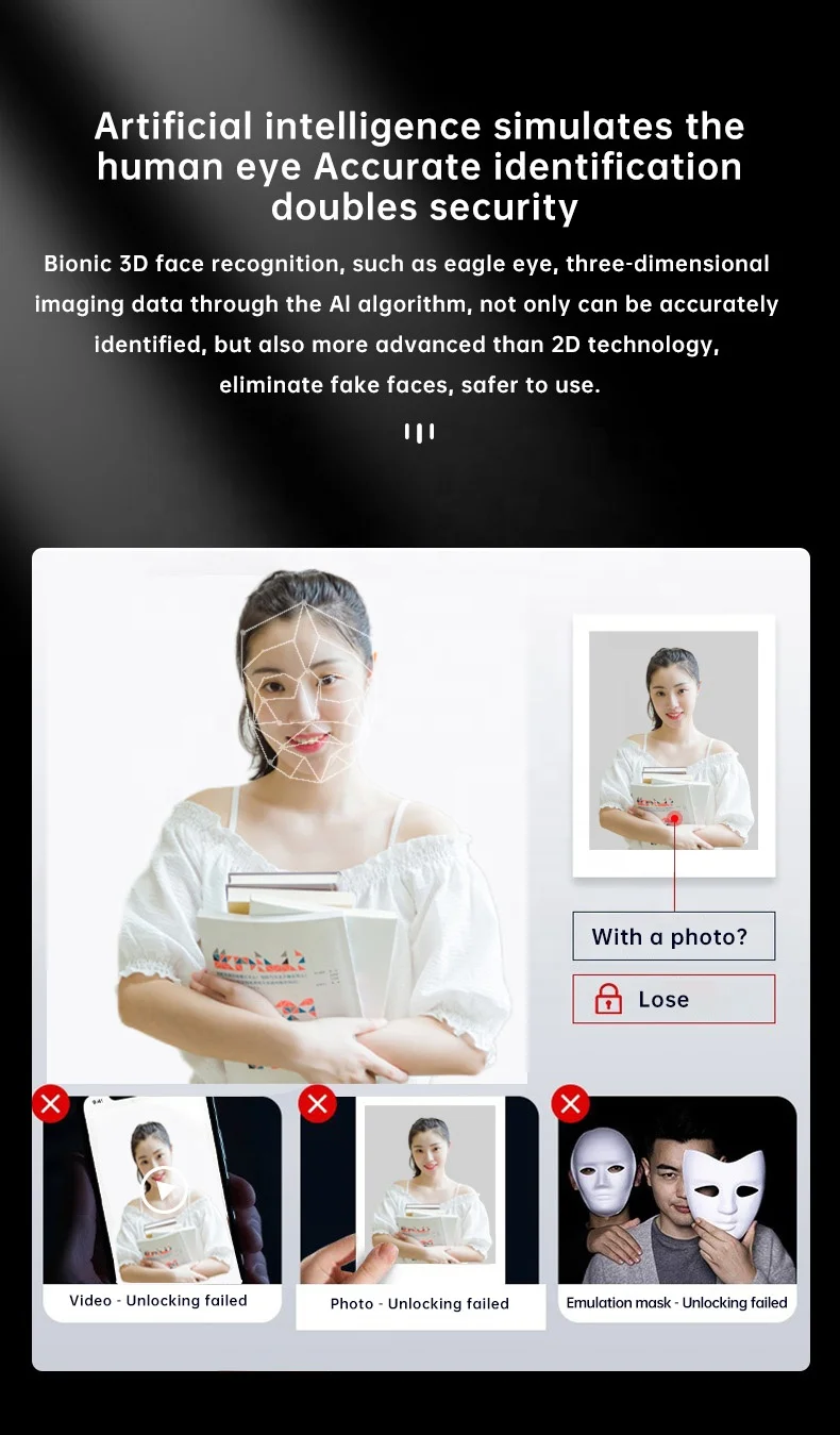 Умный замок YOUHE Tuya автоматический биометрический комбинация приложений Wi-Fi с