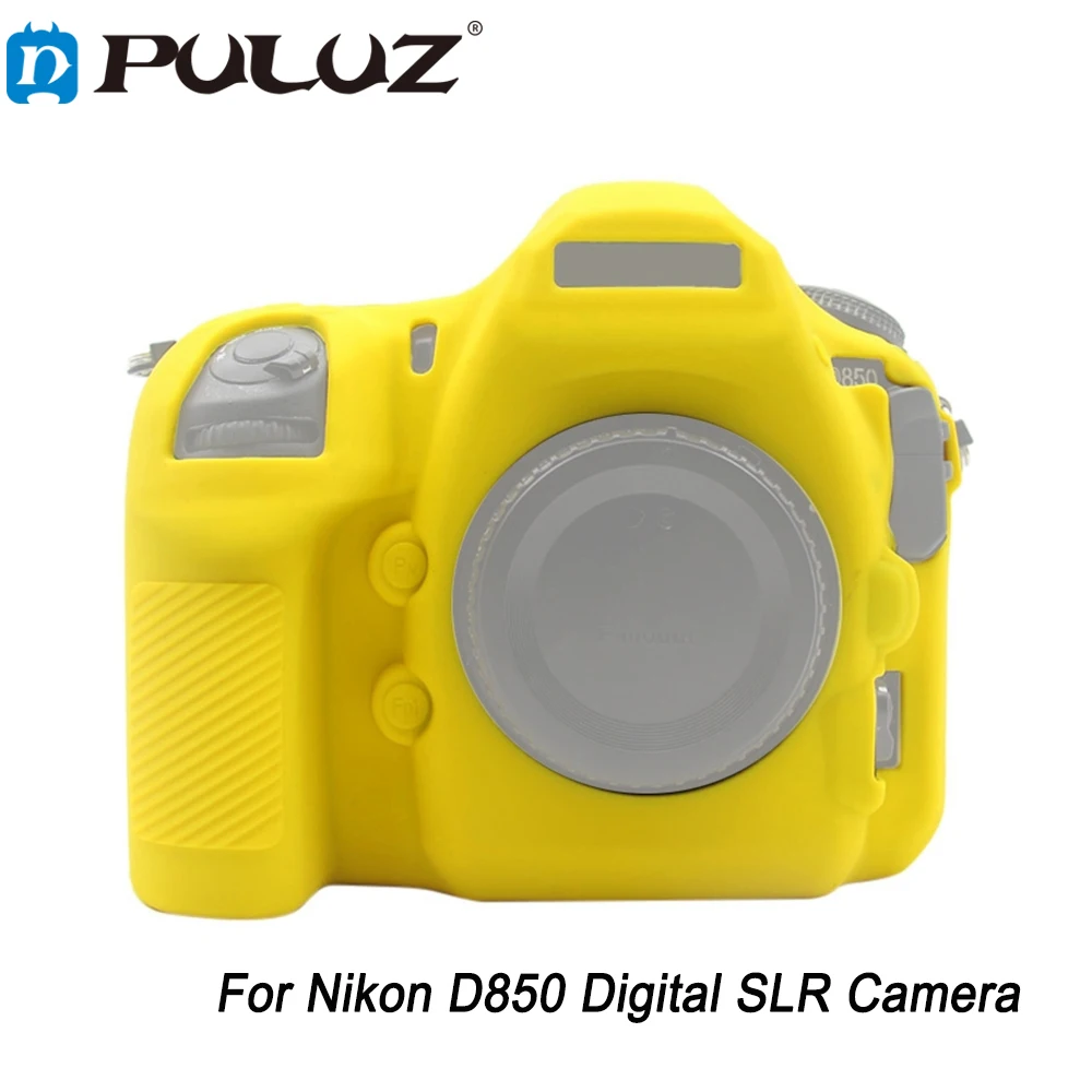

PULUZ Soft High Quality Natural Silicone Material Protective Case for Nikon D850 Digital SLR Camera Protect Housing and Keypad