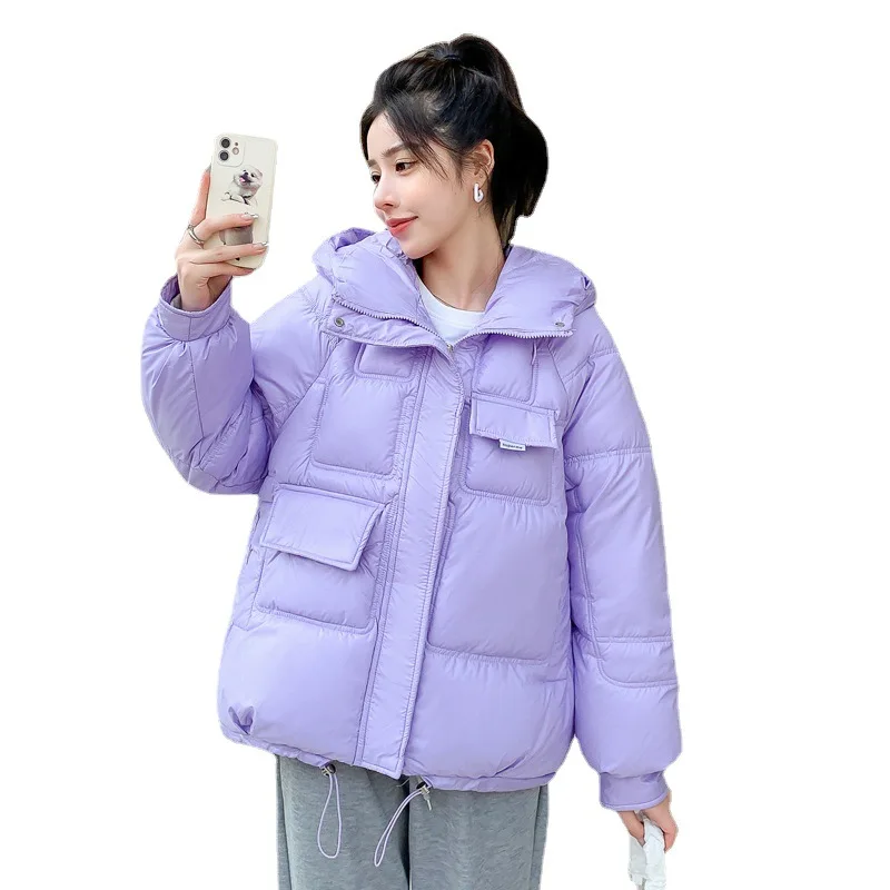 Parkas Women High-Density Fabric Hooded Minority Fashion Trendy Cotton Clothing Short Coat Women Winter Coat Women