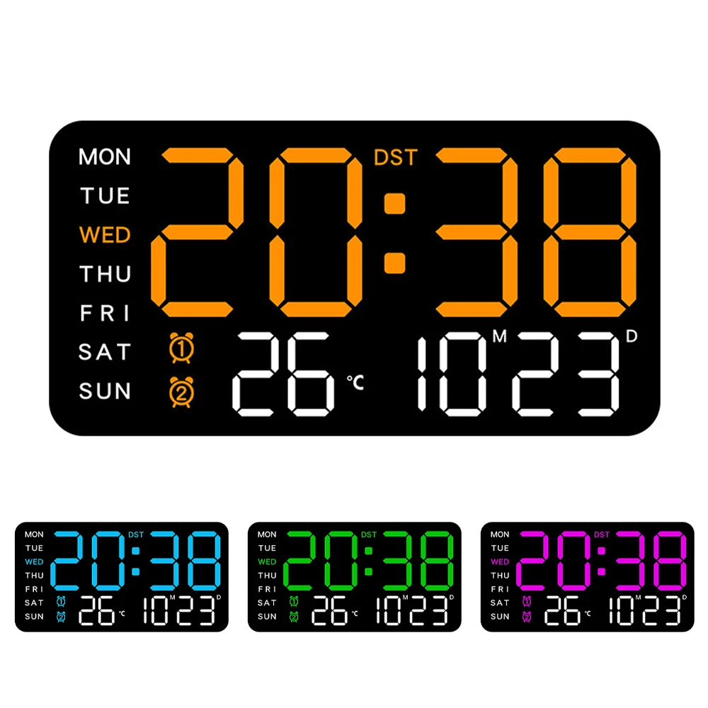 USB-часы будильник с голосовым управлением цифровые часы отображением даты и