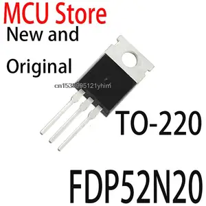 10PCS New and Original TO-220 52N20 TO220 N 52A 200V FDP52N20