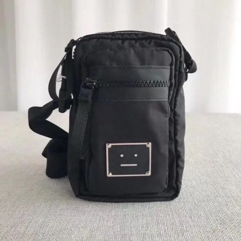 Designer Ac Studios Nylon Shoulder Bag Light Crossbody Bag Zipper Shoulder Bag Small Capacity Casual Travel Mobile Phone Bag