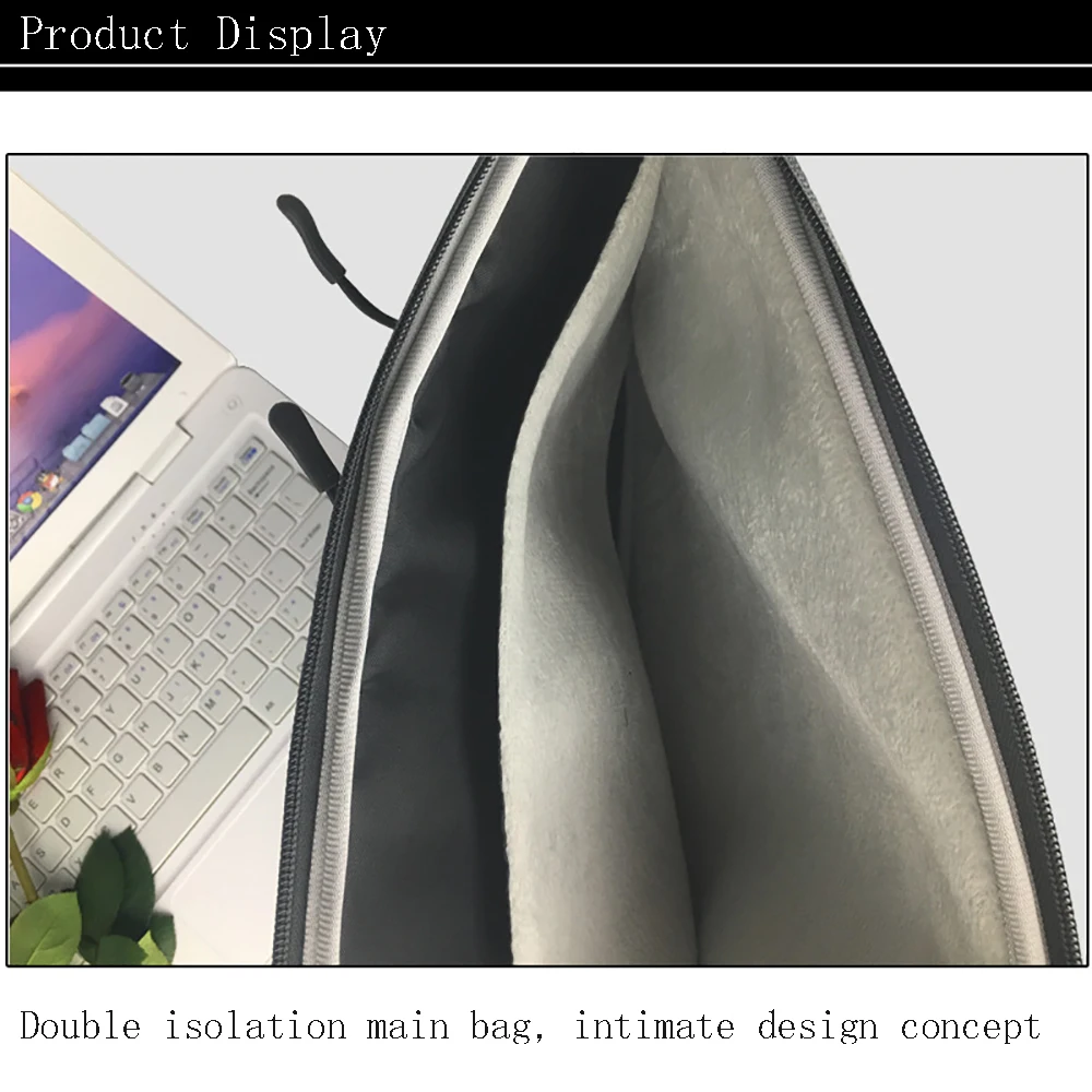 Фото Сумка-чехол для ноутбука Macbook Air Pro 13 14 15 16 12 11 дюймов для Huawei XiaoMi 15,6 ASUS Lenovo Dell №2