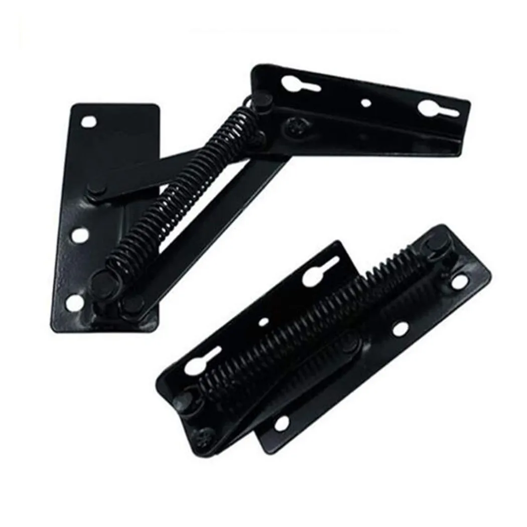 

2Pcs Steel 125*43.5mm Sofa Bed Hinge Adjustable Angle Mechanism Hinge Hardware Black Suitable For Bed Or Sofa Funitures