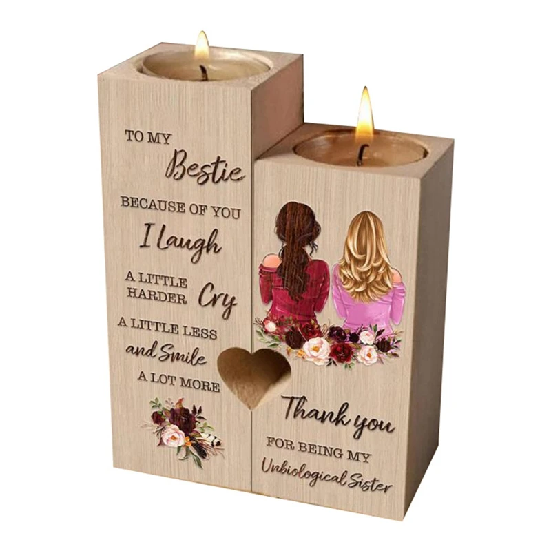 Tea Light Colorful Candle Holders For Friend Christmas Gift Candlestick Holders Decorative
