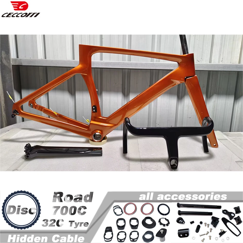 CECCOTTI RF26 Модель заказа цвета для рамы шоссейного велосипеда T1000 Полностью